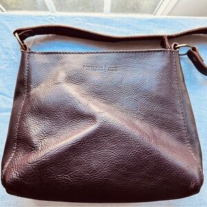 Portland Leather Dark Brown Shoulder Bag